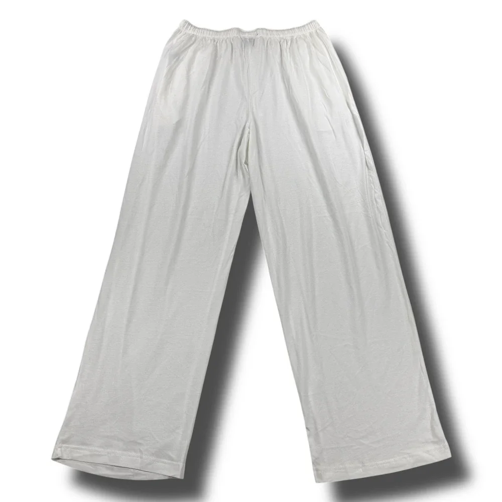 NWOT Polo Ralph Lauren Mens Pajama Lounge Pants Size Large L White Cotton‎